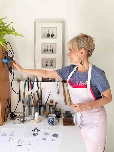 Kristina Smith in workshop