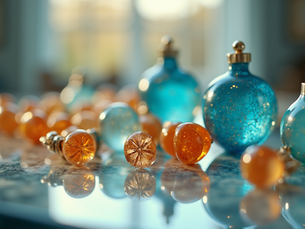 Vibrant Murano glass jewelry highlighting the artistry of Venetian craftsmanship.