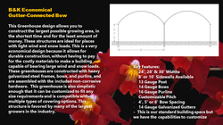 B&K Economical Gutter-Connected Bow