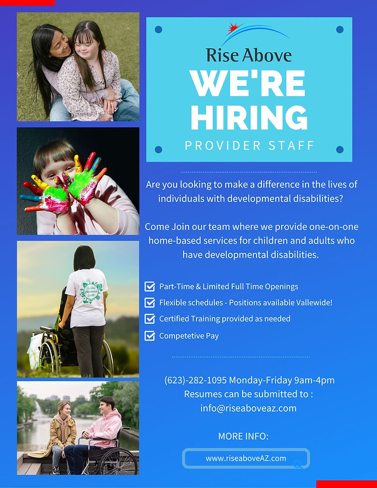 Hiring Provider Staff