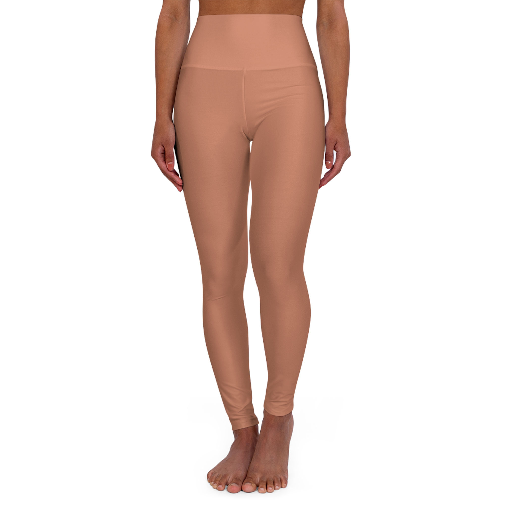 High Waisted Yoga Legging - Coral - Design by Olivia