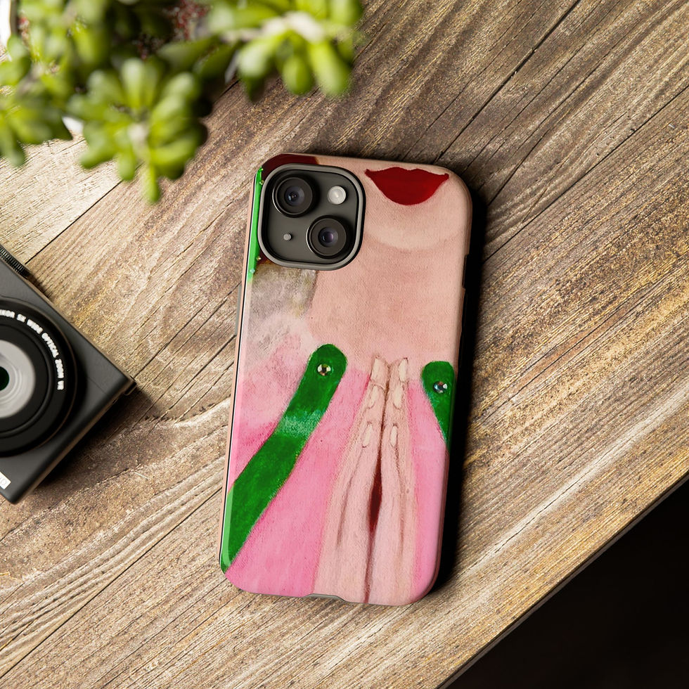 Thumbnail: Savy Phone Case - Modern Mother Mary- Painting by Olivia