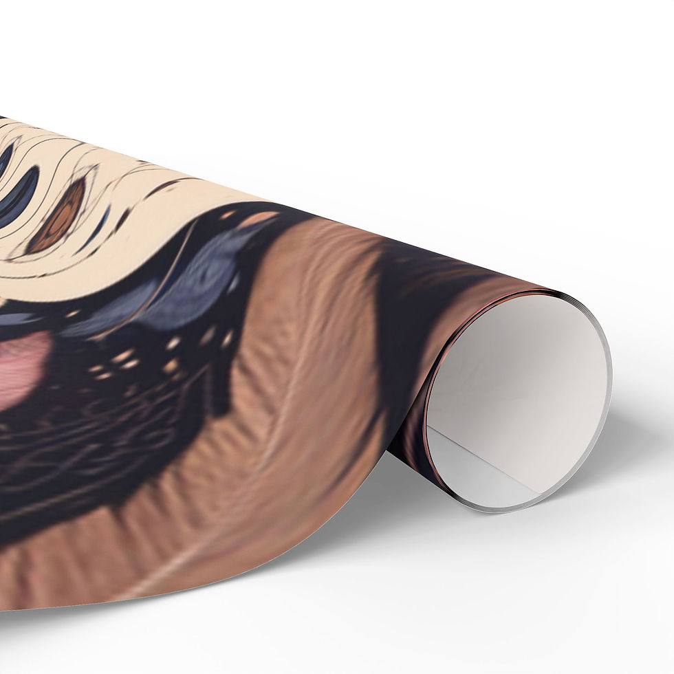 Thumbnail: Wrapping Papers - Panther Woman - Savy Bohemian