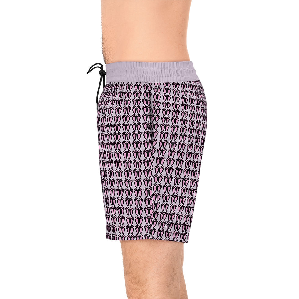 Thumbnail: Men's Mid-Length Swim Shorts - Florida Panther - Savy Bohemian