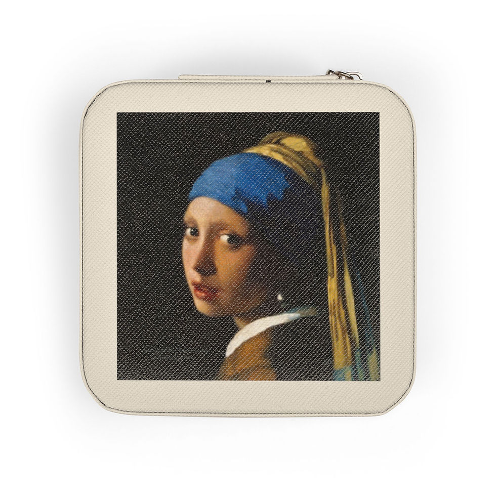 Thumbnail: Travel Jewelry Case - Girl With the Pearl Earring - Dutch Artist - Vermeer 