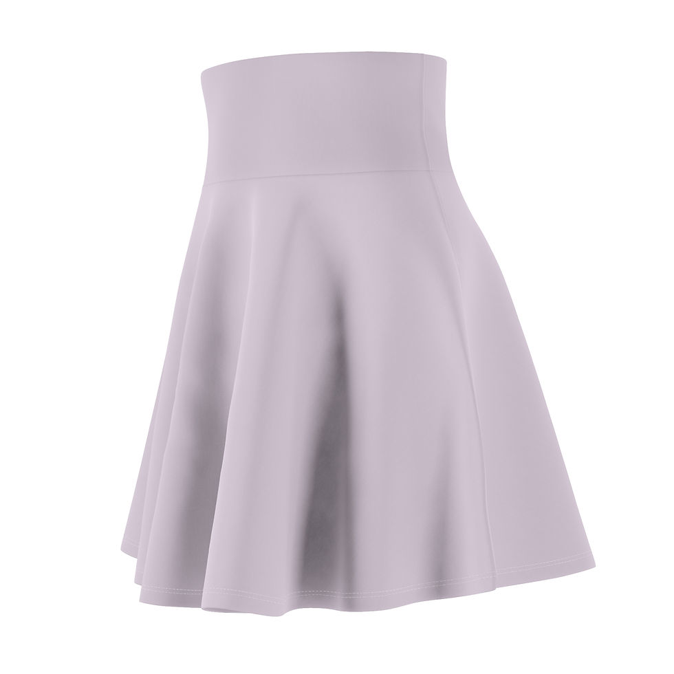 Thumbnail:  Women's Skater Skirt - Lilac - Savy Bohemian
