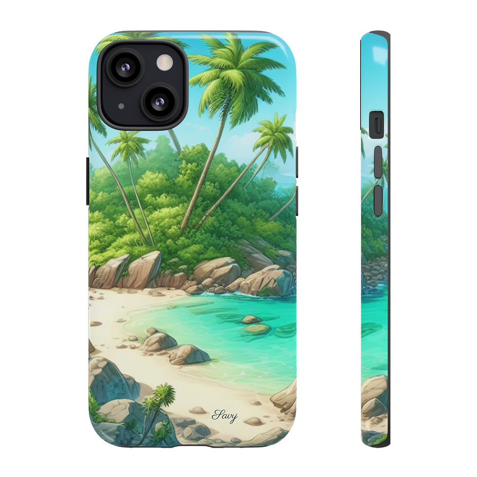 Thumbnail: Phone Case - Tropical Breeze - Design by Olivia
