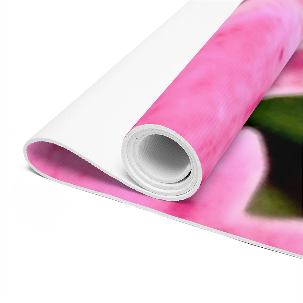 Thumbnail: Yoga Mat - Pink Beauty - Design by Olivia Sterling 