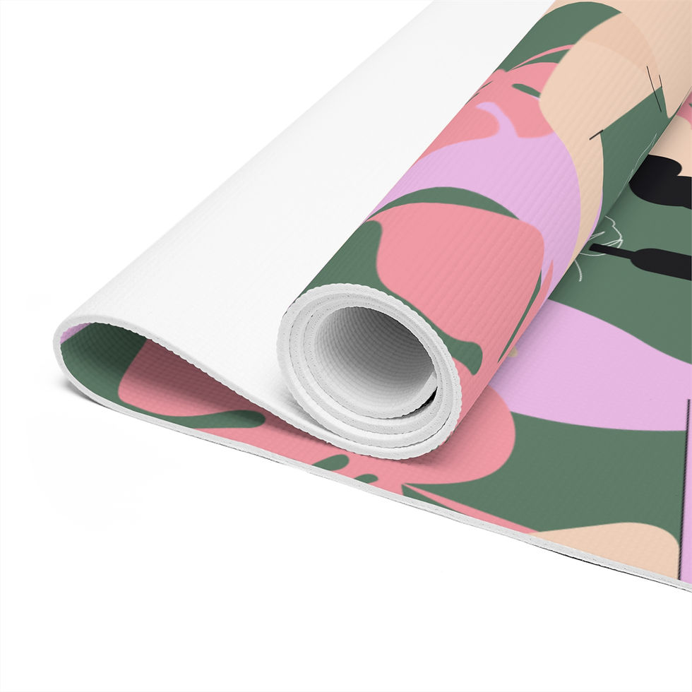 Thumbnail: Yoga Mat - Abstract Woman - Savy Bohemian