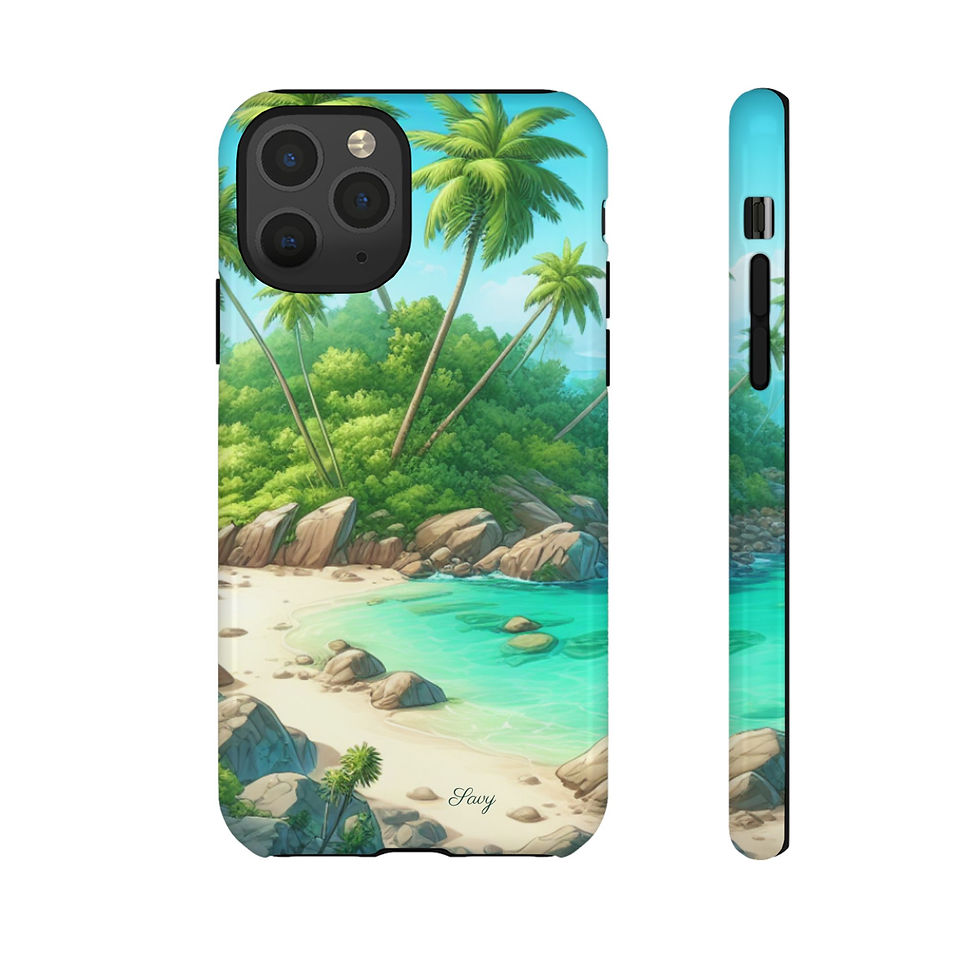Thumbnail: Phone Case - Tropical Breeze - Design by Olivia