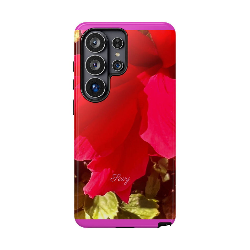 Thumbnail: Savy Phone Case -Hibiscus Flower -Design by Olivia 