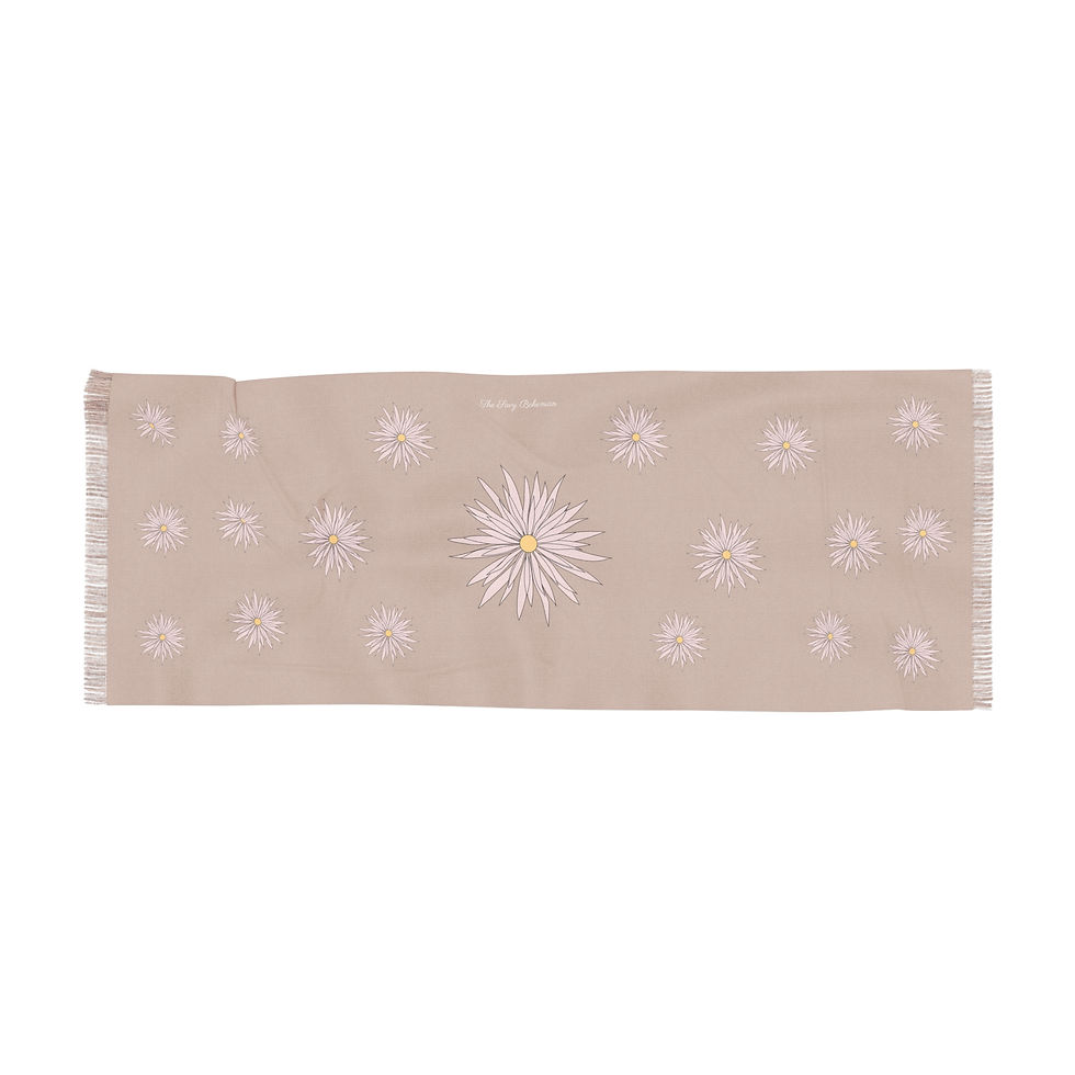 Thumbnail:  Scarf - Pink Flowers - Color Hues by Olivia Sterling