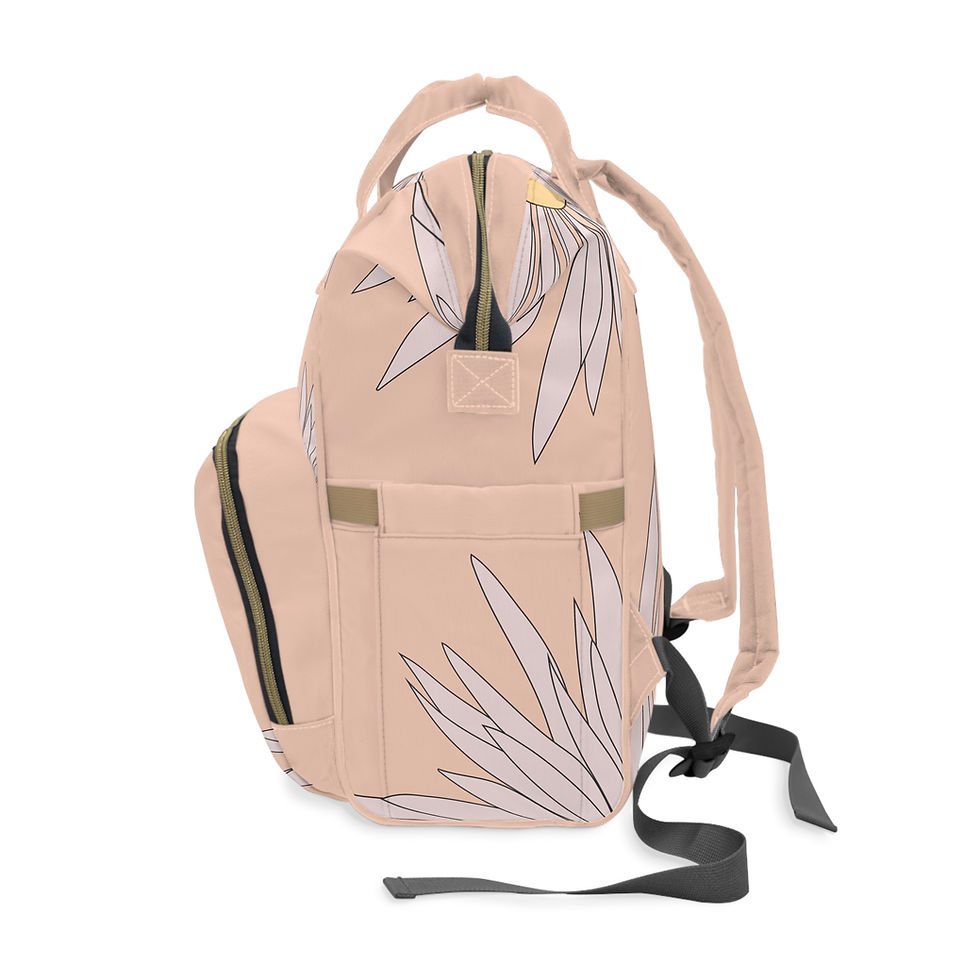 Thumbnail:  Multifunctional  Backpack -  Soft Peach -  Design by Olivia