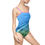 Thumbnail: Women's One Piece Swimsuit- Blue Wave