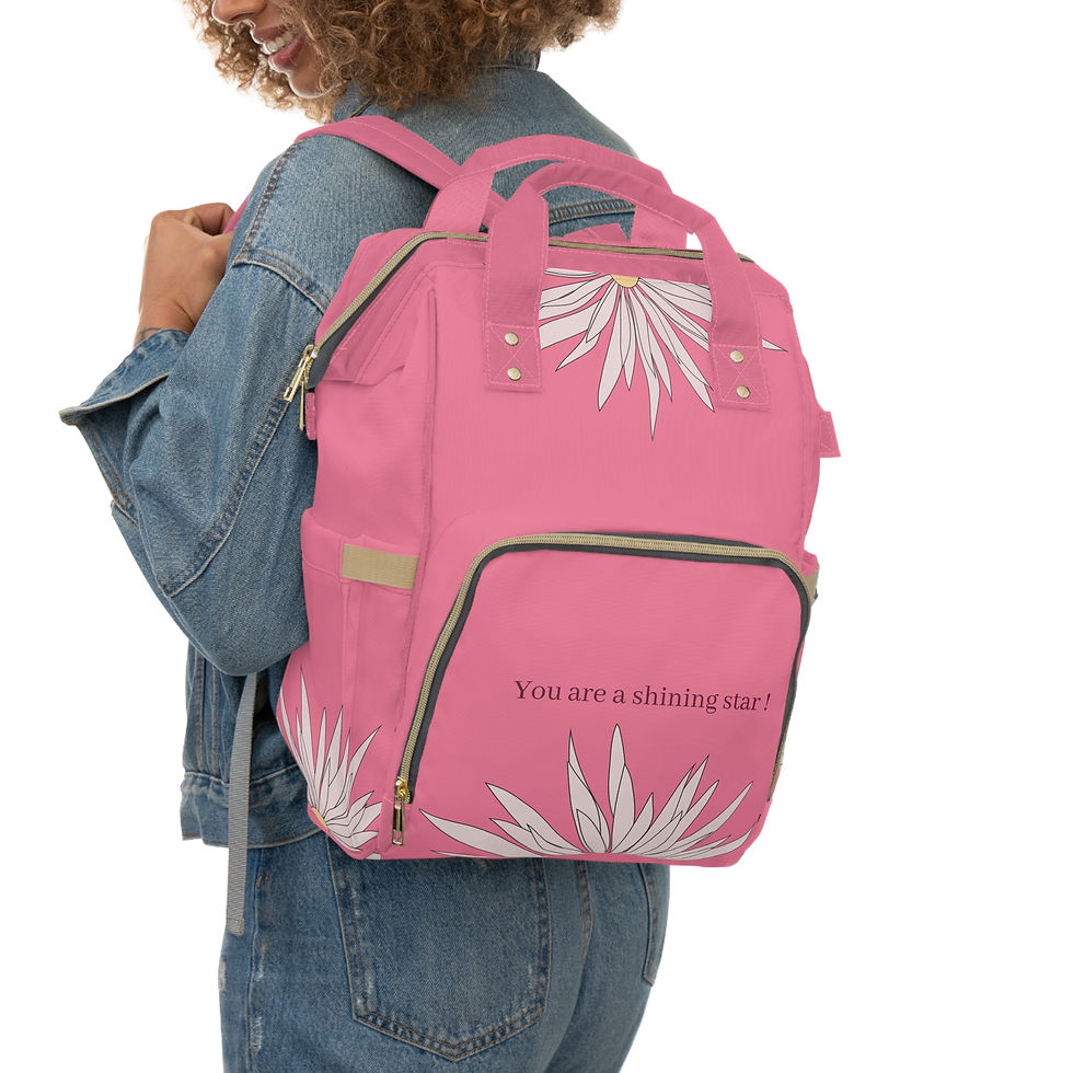 Thumbnail:  Multifunctional  Backpack - Simmering Red -  Design by Olivia