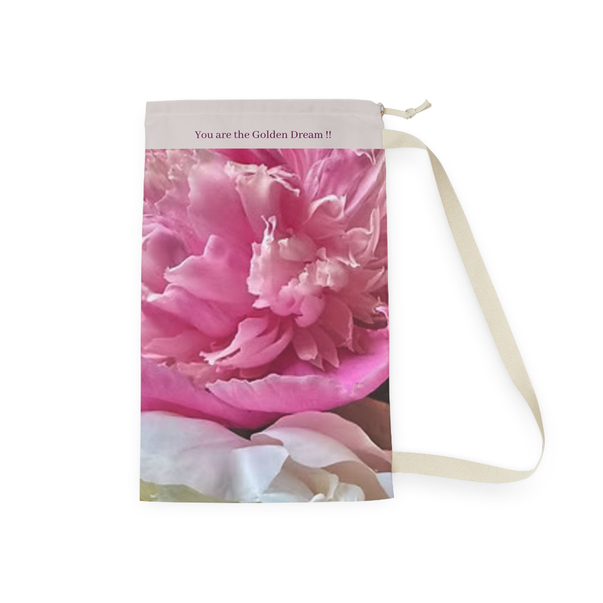 Laundry Bag - Drawstring - You are the Golden Dream - Photo by Olivia Sterling