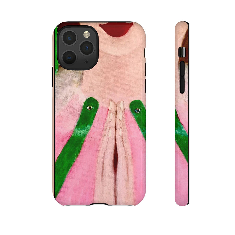 Thumbnail: Savy Phone Case - Modern Mother Mary- Painting by Olivia