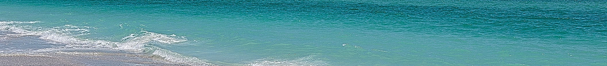 Carribean blue water beach with sand