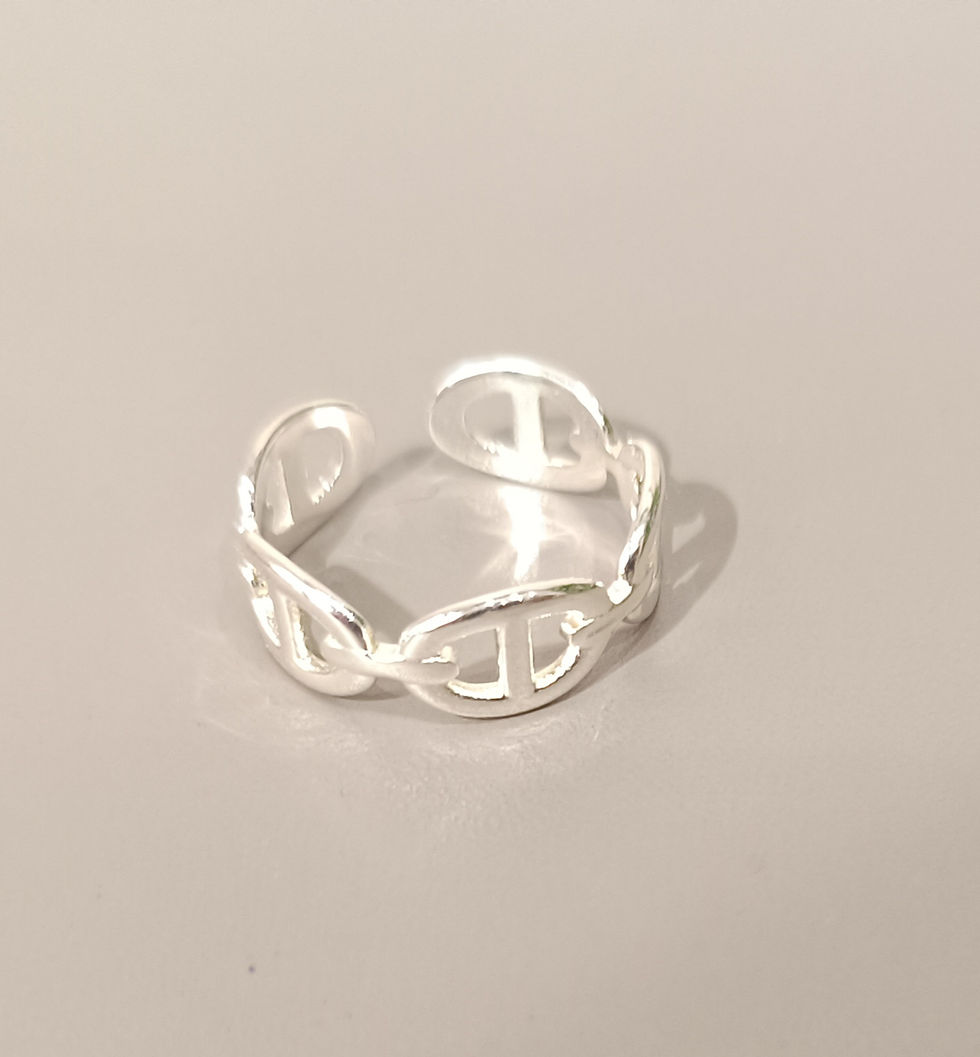 Bague acier inoxydable réglable