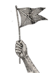 palm print motif