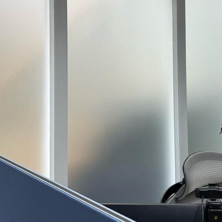 Frosted Window Film Installation- Office.