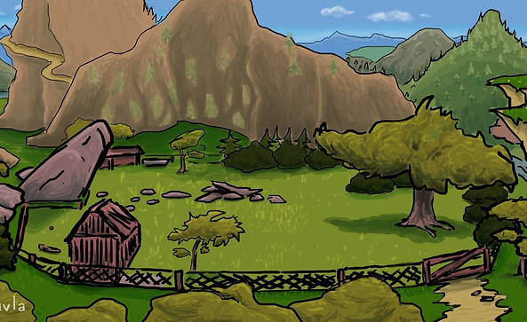 Landscape noon color test