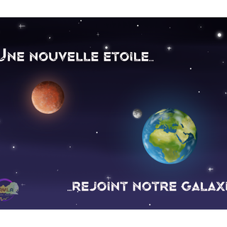 Galaxie Birth annoncement card by RAVLA