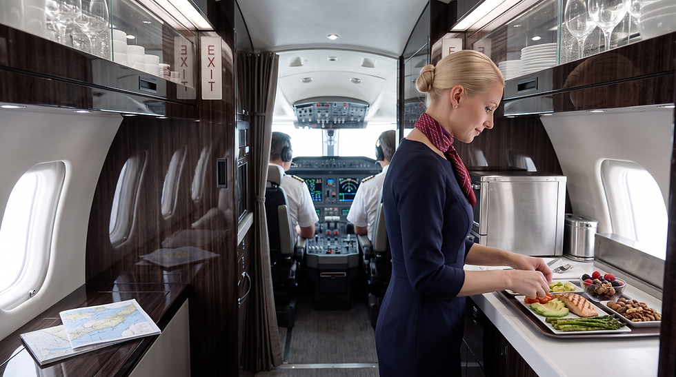 Las Vegas, the city served by Las Vegas (KLAS / LAS), where paleo private jet catering is prepared for business aviation departures