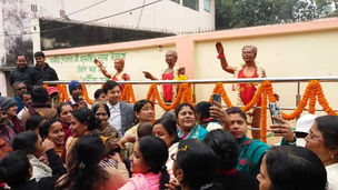 গম্ভীরা মঞ্চের উদ্বোধন করলেন কাউন্সিলর