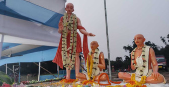 রামকেলিতে চৈতন্যদেবের আরও একটি মূর্তি উন্মোচিত হল