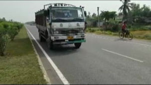 জাতীয় সড়কে দুর্ঘটনায় মৃত লরি চালক