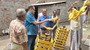 রেশম শিল্পকে আরও এগিয়ে নিয়ে যেতে মালদায় রাজ্যের প্রতিনিধি দল