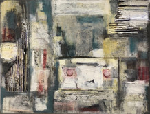 Collage on board