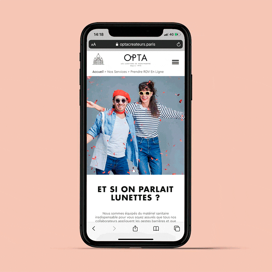 site internet sur votre mobile