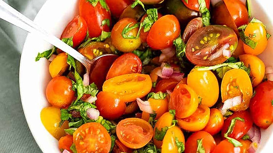 Cherry Tomato and Fresh Basil