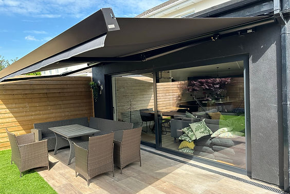 Awning in Semi Square Cassette Installed in Castleknock Co. Dublin