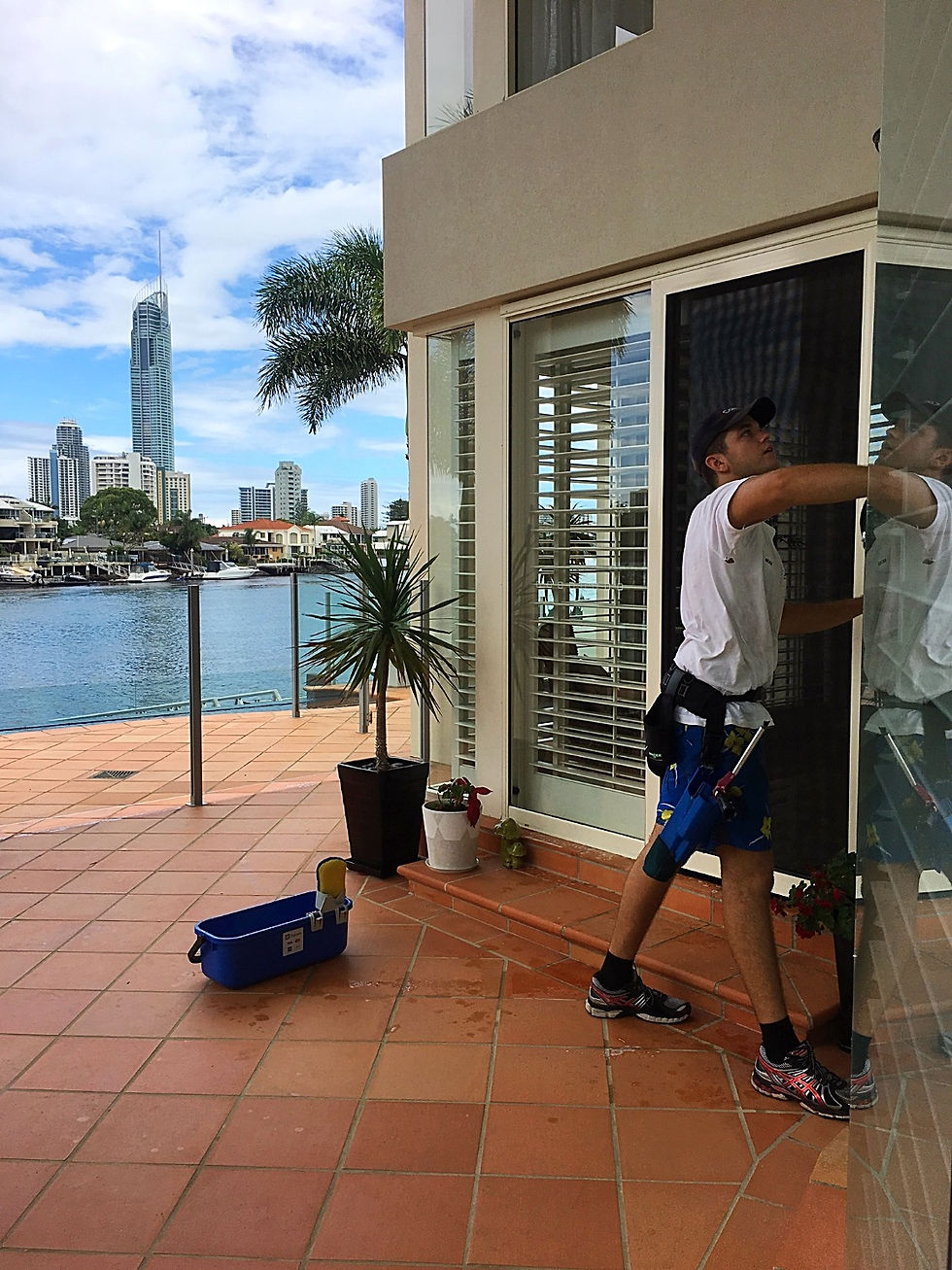 Window Cleaning in Action
