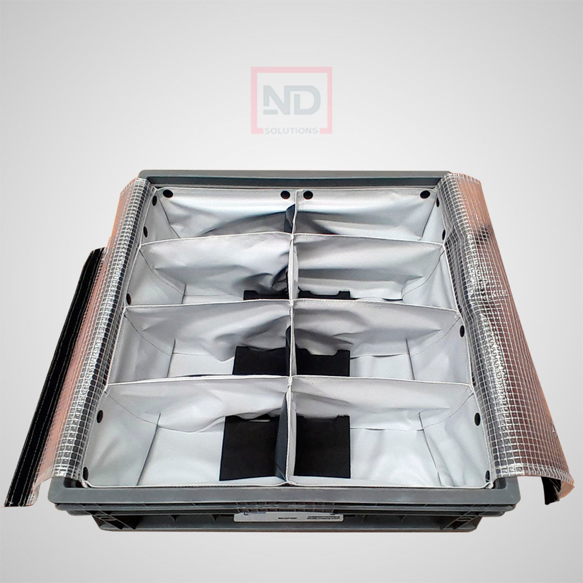 CELDADO TEXTIL EN CAJA RETORNABLE