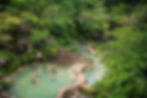 travelers swimming in outdoor pools during a Costa Rica FTLO trip