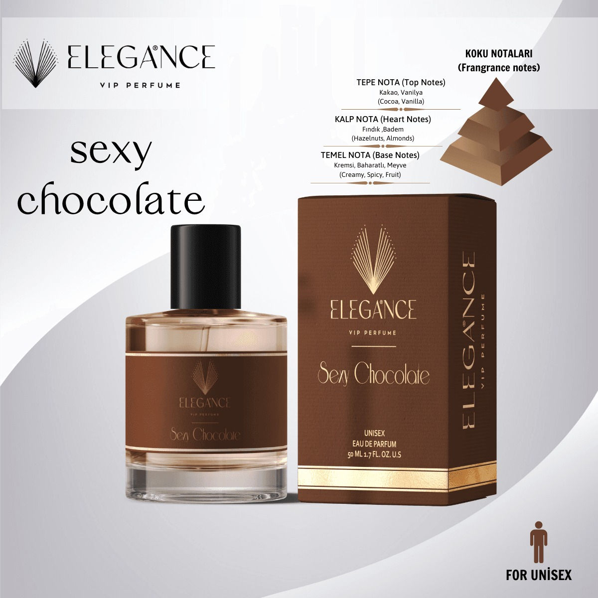 ELEGANCE VIP PERFUME SEXY CHOCOLATE UNISEX 