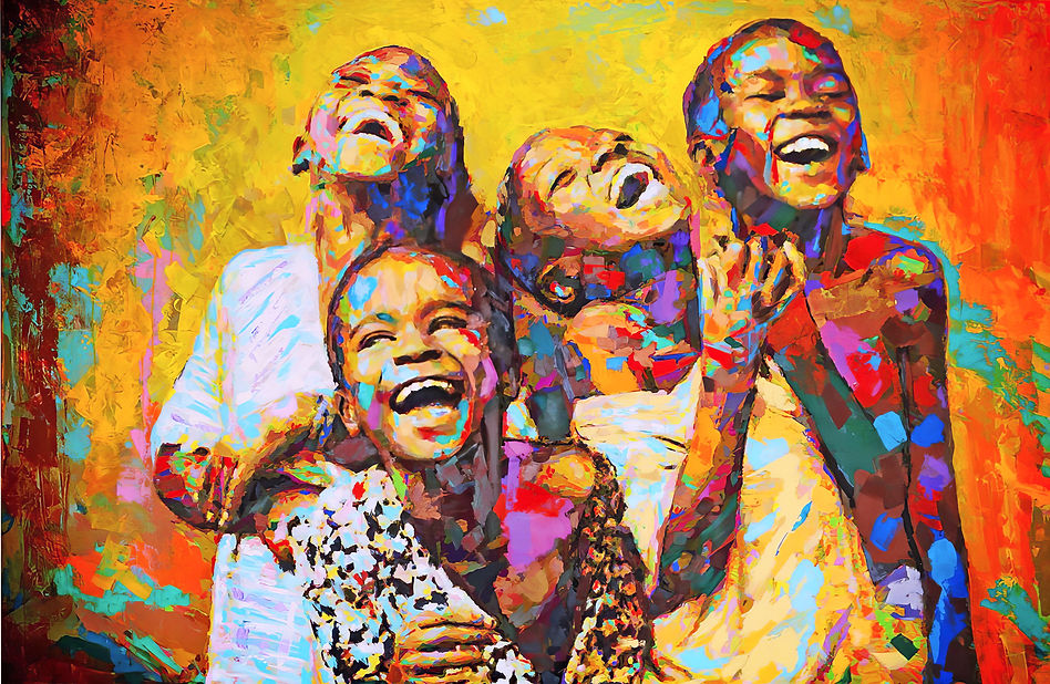 Happy Kids in Afrika
