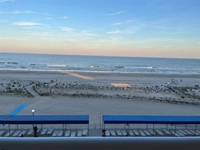 Margate Towers Unit #605 direct oceanfront one-bedroom winter rental with balcony