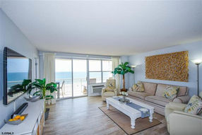 Margate Towers Unit #818 corner winter rental with bay city and ocean views