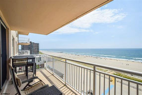Margate Towers Unit #818 corner winter rental with bay city and ocean views