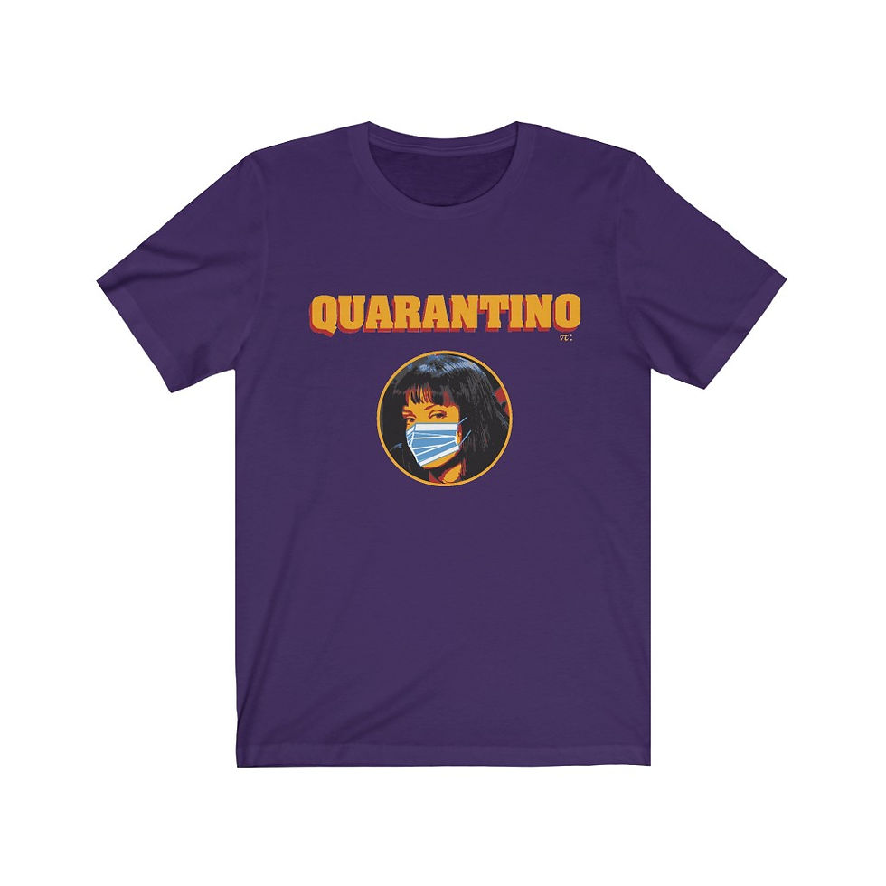 Thumbnail: QUARANTINO - I SURVIVED CORONA Unisex Short SleveE 