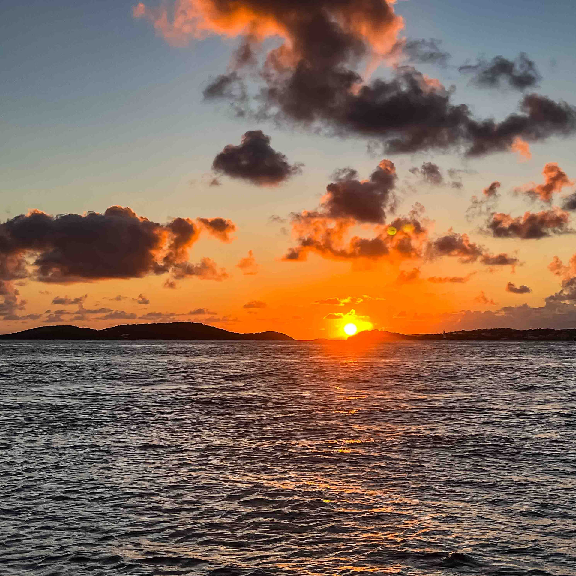 Sunset from St. John 
