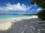 a beautiful secluded tropical beach