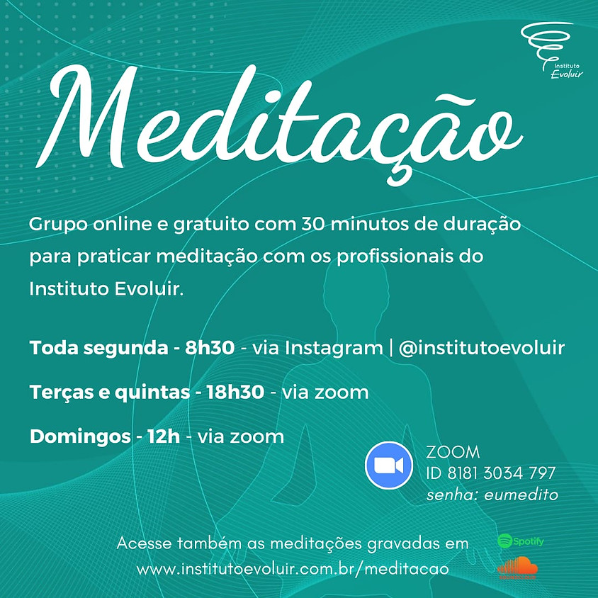 Meditação - Grupo online e gratuito