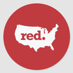 RED STATES STICKERS