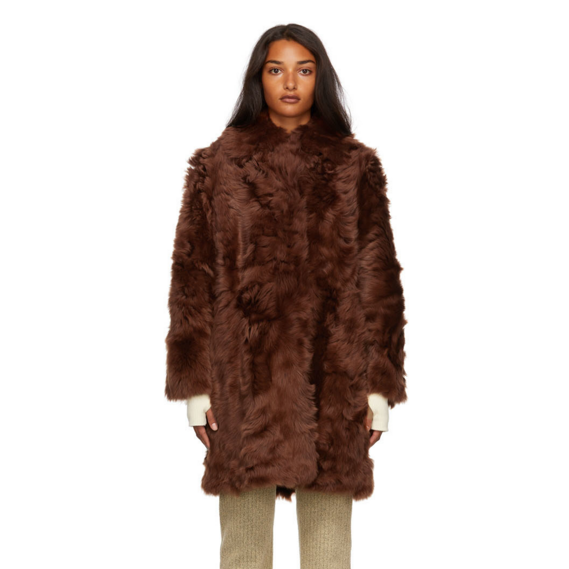YVES SALOMON Shearling Coat